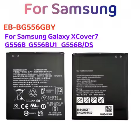 Battery EB-BG556GBY 4050mAh Battery For Samsung Galaxy XCover7 G556B G556BU1 G556B/DS