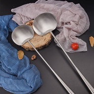 46CM Stainless Steel Wok Spatula Cooking Spoon Long Handle Mushroom Shovel Kitchen Cooking Utensils