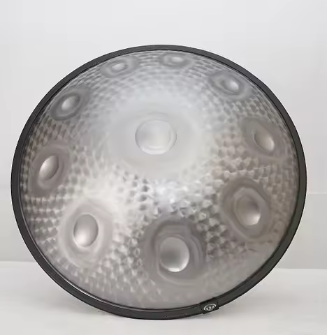 Silver Hand Drum Stainless Steel Dragon Scale Design 22 Inch Handpan Professional