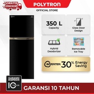 Polytron New Belleza Big Liter Inverter Kulkas 2 Pintu Prm 491X