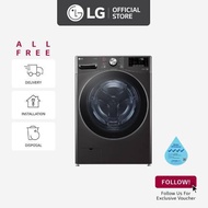 [New] LG F2721HVRB 21/12kg Front Load Washer Dryer in Black