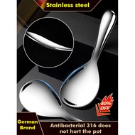 316 Stainless Steel Big Spoon Long Handle Soup Porridge Non-stick Rice Scoop Tableware Rice Spoon Di
