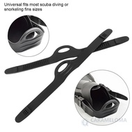 CARAMELOMA Swimming Fin Strap, Elastic Adjustable Flippers Fin Strap, Durable Rubber Fin Flippers St