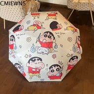CMIEWN5 8-ribs ร่มเครยอนชินจัง การ์ตูนอะนิเมะ ตัวอักษรสำหรับเด็ก ร่มกันแดดแบบพับได้ Crayon Shin Chan
