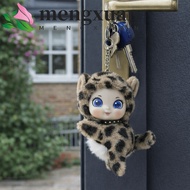 MENGXUAN Plush animal toy, Vinyl Face Soft Material Plush Key Ring, Puppy Plushie Prone Position Cut