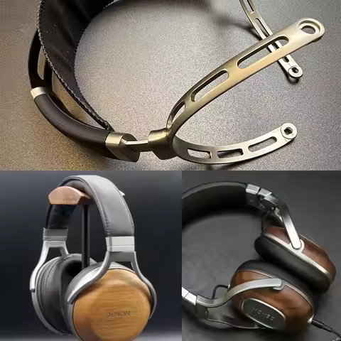 Metal Headband Cushion For Denon AH D2000 D5000 D7000 D5200 D7200 D9200 Headphone Ear Hooks Top Pads