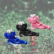 (預訂 Pre-Order) KAWS TIME OFF Vinyl (BLUE/PINK/BLACK) Set of 3 MEDICOM TOY KAWS ONE OriginalFake 搪膠 芝