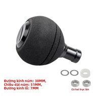 EKfan 38/50MM EVA Câu Tay Cầm Núm Với 7X4X2.5MM Vòng Bi Thích Hợp Cho Trục 4MM Trục Đen Đỏ Vàng Xám