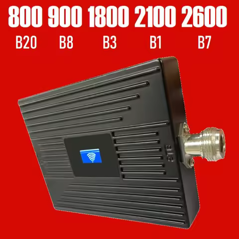 2023 High Gain High Quality 3G 4G 5G Cellular Mobile Signal Amplifier Booster Repeater B20 B8 B3 B1 