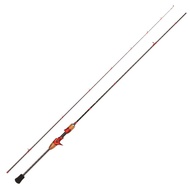 【TRAINFIS】82G Fishing Rod Full Solid High Carbon Tip 1.8M/1.98M/2.1M Light Rod Wooden Handle Fast Ac