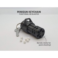 Minigun Keychain — Functional BB Blaster