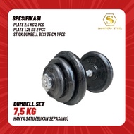 Dumbell Set Iron 7.5kg