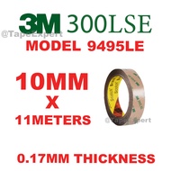 [TapeExpert] 3M 300LSE Double Sided Tape PET 9495LE Very Thin 0.17mm Adhesive For Car Name Plate and