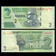 Zimbabwe 2019 2 Dollars UNC (P-99)