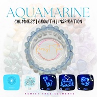 AQUAMARINE NATURAL CRYSTAL GEM STONE BRACELET ACCESSORIES