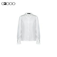 G2000 Satin Shirt Collar Blouse