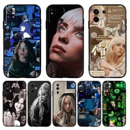 【O-13】Popularity singer Billie Eilish for Redmi 6 6A Pro 7 7A 8 8A 9 9A 9C 9T NFC TPU soft black pro