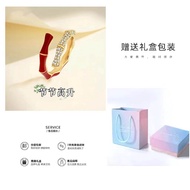 Natural Red Agate S925 Silver Open Bamboo Node Ring for Women Spring New Chinese Style National Tren