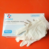 Otoro latex gloves non powder hanskun powder free / Loves