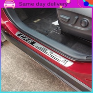 Car Sticker For Mazda CX5 CX-5 2014-2023 2024 Side Door Step Sill Trim Stainless Steel Car Accessori