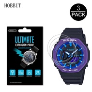 3PCS Explosion proof Film For Casio G-SHOCK GA-2100THB GA-2100TH GA-2100THS GA-2100 GA-2000GZ LCD Cl
