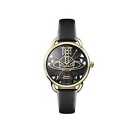 Japan Direct Mail Vivienne Westwood Vivienne Westwood Women's Quartz Watch Gold x Black 33mm Leather