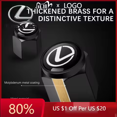 2026 Hot Interior Stickers Car Wheel Tire Valve Cap For Lexus ES RX GX ES250 ES300 ES350 RX300 LX450