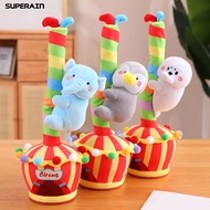 Dancing Climbing Tree Animal Plush Toy Electric Singing Talking Cactus Toy Children Interactive Animal Toy Repeats What You Say Plush Toy