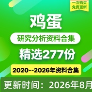 2026 Egg Industry Futures Deep Research Analysis Report Research Data Collection