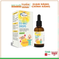 Avisure D3 - MK7 Drops - bổ sung vitamin D3 và K2 giúp tăng cường hấp thu canxi hỗ trợ xương ră