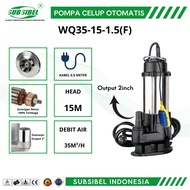 Clean Water Submersible Pump - WQ35-15-1.5F-2HP (Automatic) (2-inch Output) - Submersible Water Pump