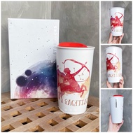 Starbucks Cup Classic Out of Print Limited Generation Constellation Cup Red Sagittarius Ceramic Cup Double Layer Mug