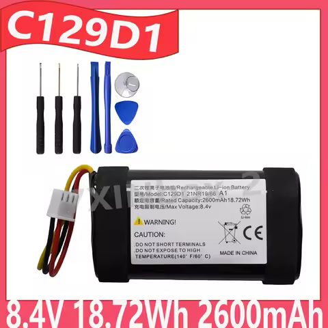 C129D1 8.4V 18.72Wh 2600mAh OEM Replacement Battery For Bang&Olufsen BeoPlay A1 CA18 P6 2INR19/66 Bl