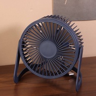 EVER 1 Piece 5 Inches Small Desk Cooling Usb Power Portable Fan Super Mute Cooler 360 Degree Rotatio