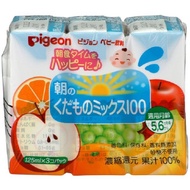 Pigeon 早晨水果混合裝 100 125ml x 3