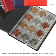 【SUIT*】 120 Pocket Leather Coin Holder Book Coin Storage Album 2 9x2 9cm Pocket