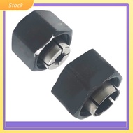 【ELECT】2pcs Router Collet for DW621 DW618 DW621K DW6214 12.7MM 6.35MM
