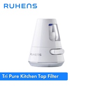 Ruhens Tri Pure Kitchen Tap Filter | 3-Stage Filtration + Easy Installation | Chlorine & Odor Remova