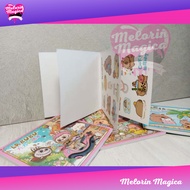 Labubu Capybara Sticker Book | Capybara Pumpkin Sticker Book