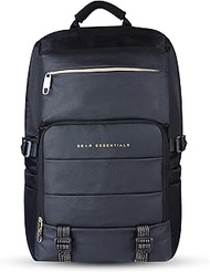 Double Decker 31L Large Water Resistant Faux Leather Anti-Theft Laptop Bag/Backpack/Office Bag for M