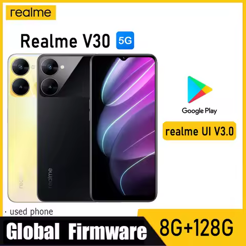 OPPO Realme V30 5G smartphone Global firmware MTk Dimensity 700 realme UI 3.0 6.5" 8GB 256GB Android