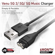 MLIFE - สายชาร์จ Garmin Venu SQ 2 / SQ / SQ Music สายชาร์ท นาฬิกา สายนาฬิกา เคส กระจก ฟิล์มกันรอย - Replacement Data Charging Cable for Garmin Venu SQ2 / SQ / SQ Music