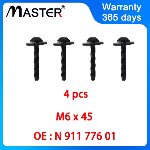 M6 x 45 Headlight hexagon socket head bolt N91177601 for VW Audi Skoda N 911 776 01 N91 177 601