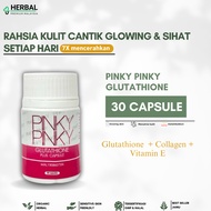 Pinky Pinky Glutathione Supplement Whitening Collagen Pemutih Badan Kulit Cerah Glowing Plus