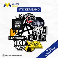 [Contents 15 PCS] Metal Band Stickers | Band Stickers | Skena Stickers | Laptop Stickers | Helmet St