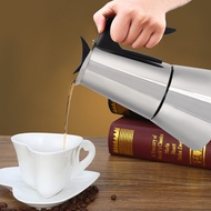 300ML Large Capacity Household Electric Mocha Pot 304 Stainless Steel Italian Espresso Hand Brewed C