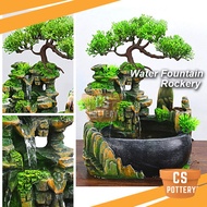 Water Pancut Small Mountain Stone Home Decoration Water Fountain Rockery Feng Shui Water Features Garden Home Decor