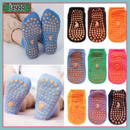 JAYQQ 1 Pair Trampoline Socks Comfortable Wear Anti-Slip Sock Kids Adults Skid Floor Socks Cotton