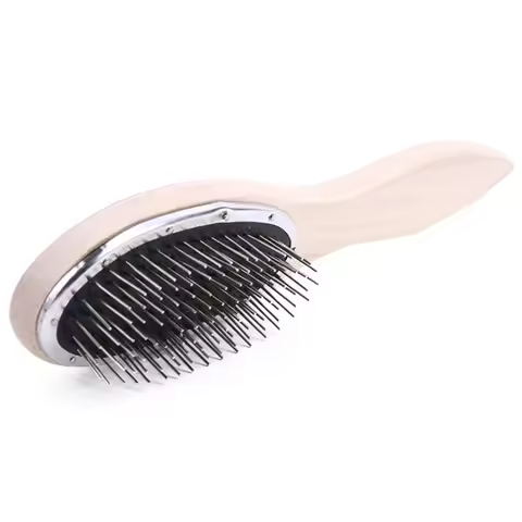 Factory Used Hair Wig Steel Comb Anti-Static Large Paddle Cushion Comb Curly Hair Detangle Hair Brus