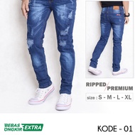 Uawshoesofficial LONG JEANS - Latest Wash Jeans / Long Ripped Jeans